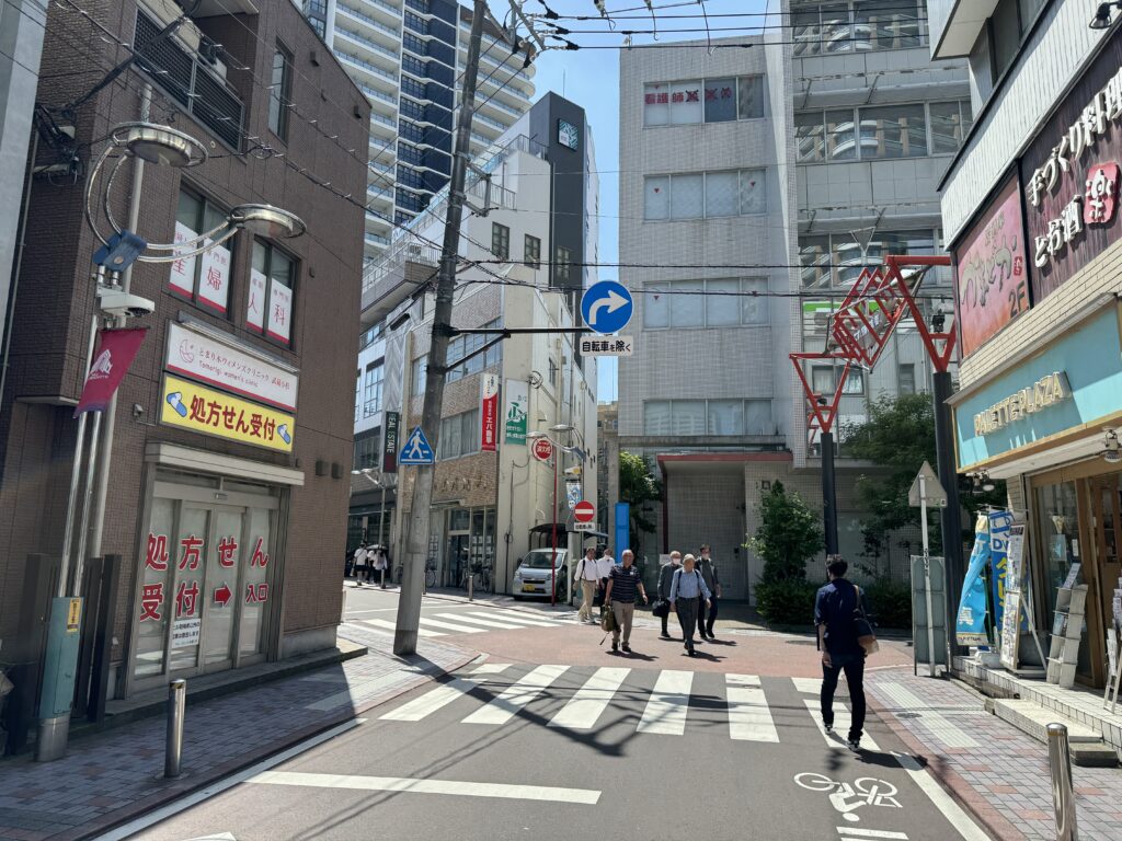 武蔵小杉駅からSAKURA武蔵小杉店までの道のり（3）
