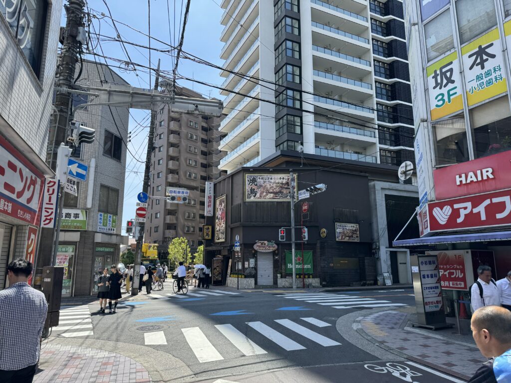 武蔵小杉駅からSAKURA武蔵小杉店までの道のり（4）