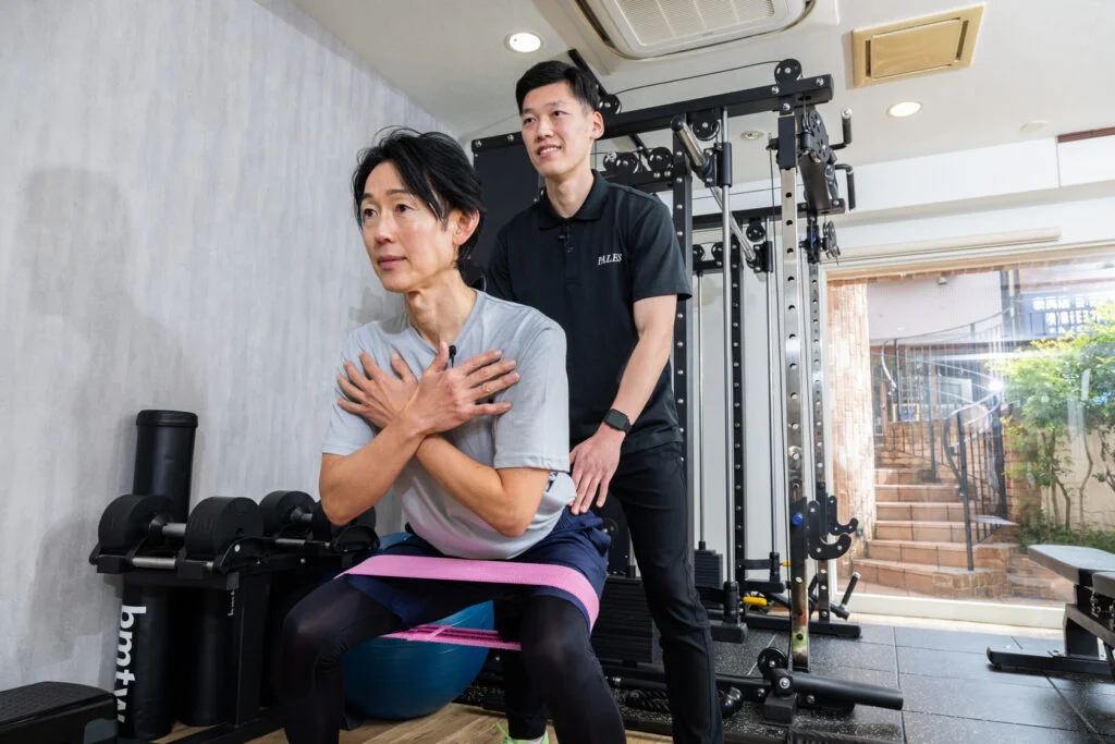 パレスパーソナルトレーニングジム 豊洲店の内観