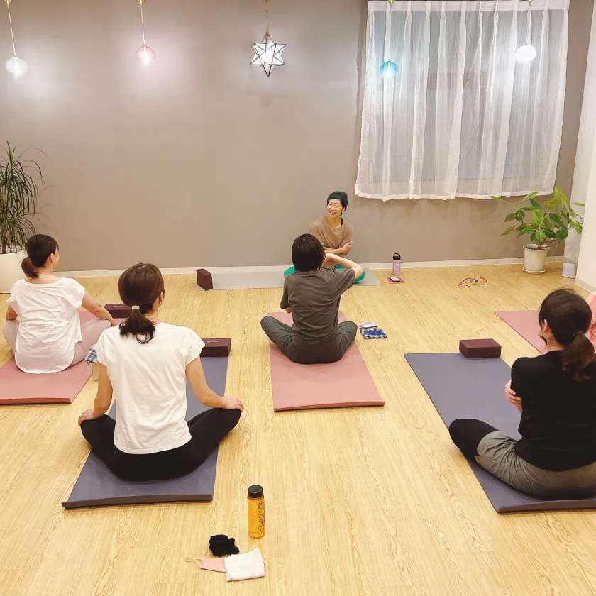 yoga&pilates studio sunの内観